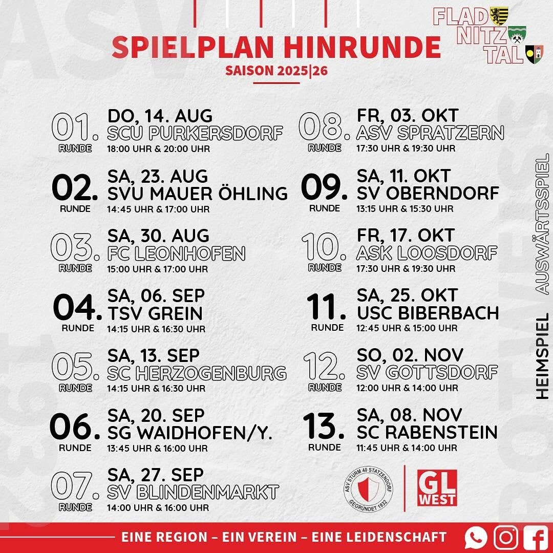 ASV-Spielplan