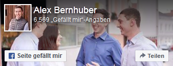 Alexander Bernhuber macht's auf facebook 