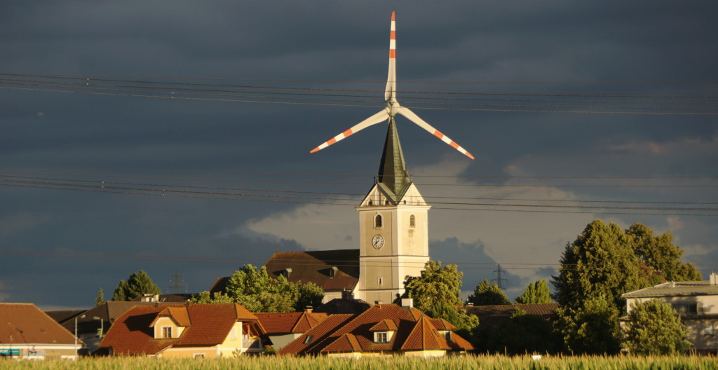 Kirche Windrad