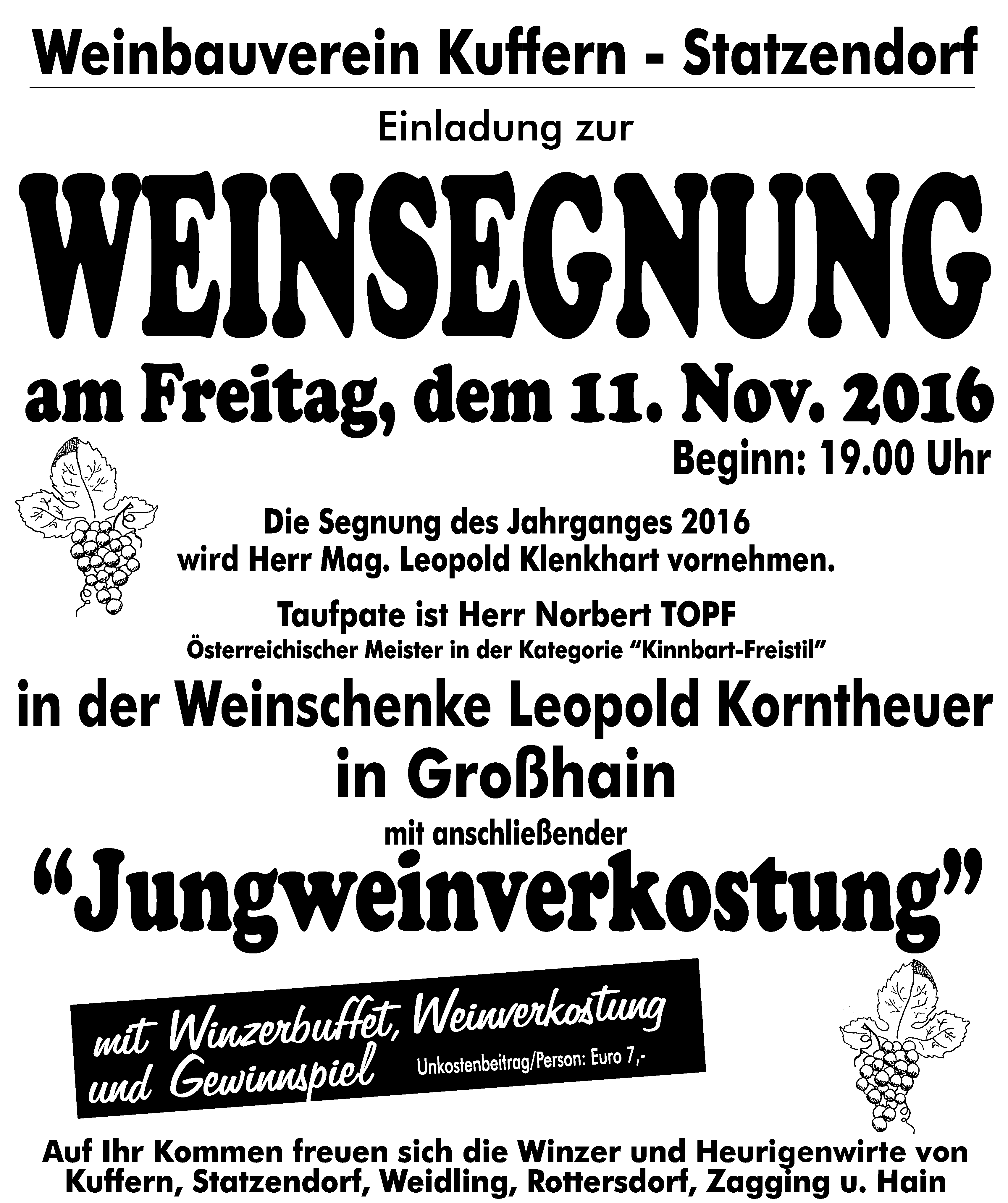 Weinsegnung 2016