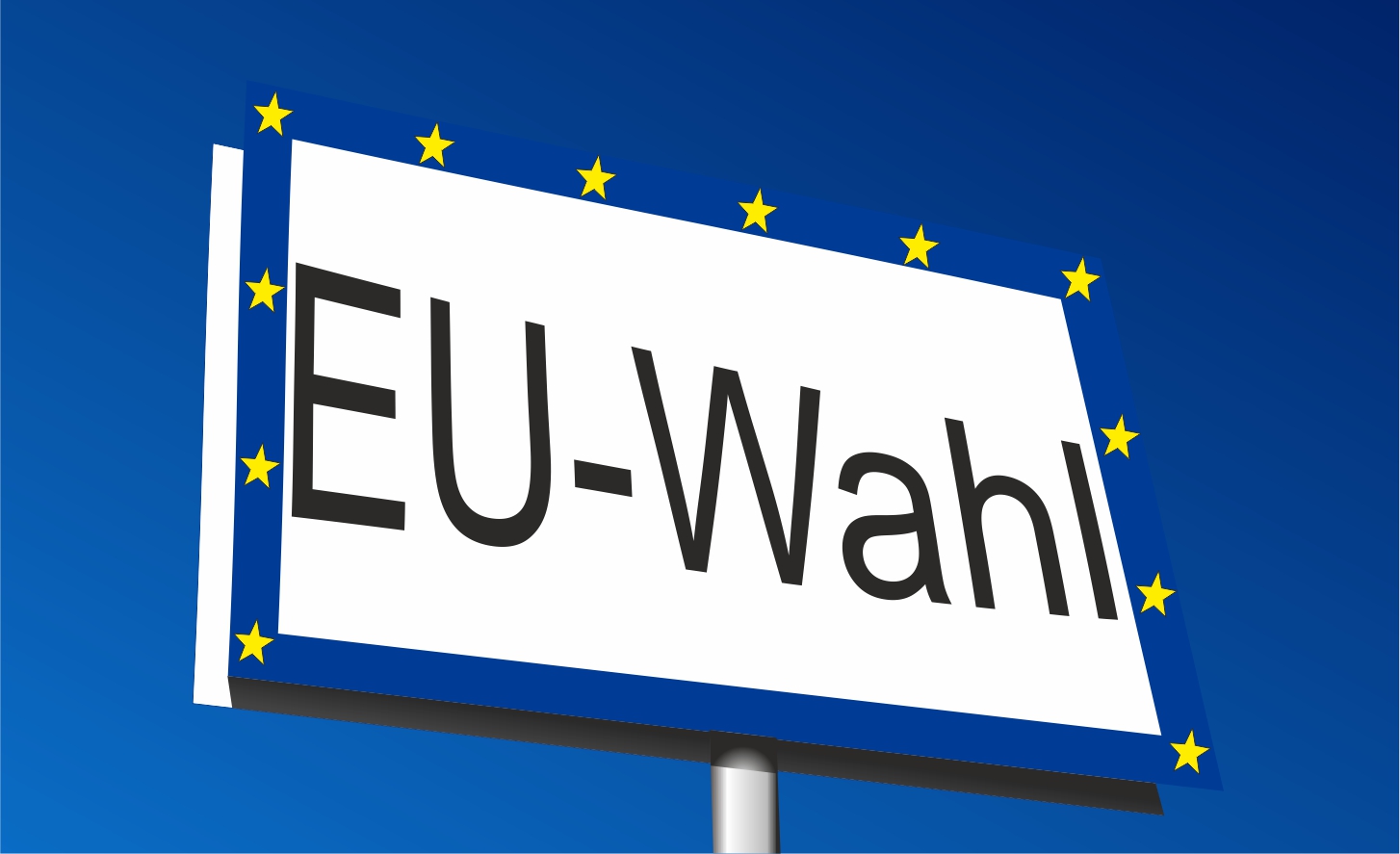 EU Wahl Ortstafel i