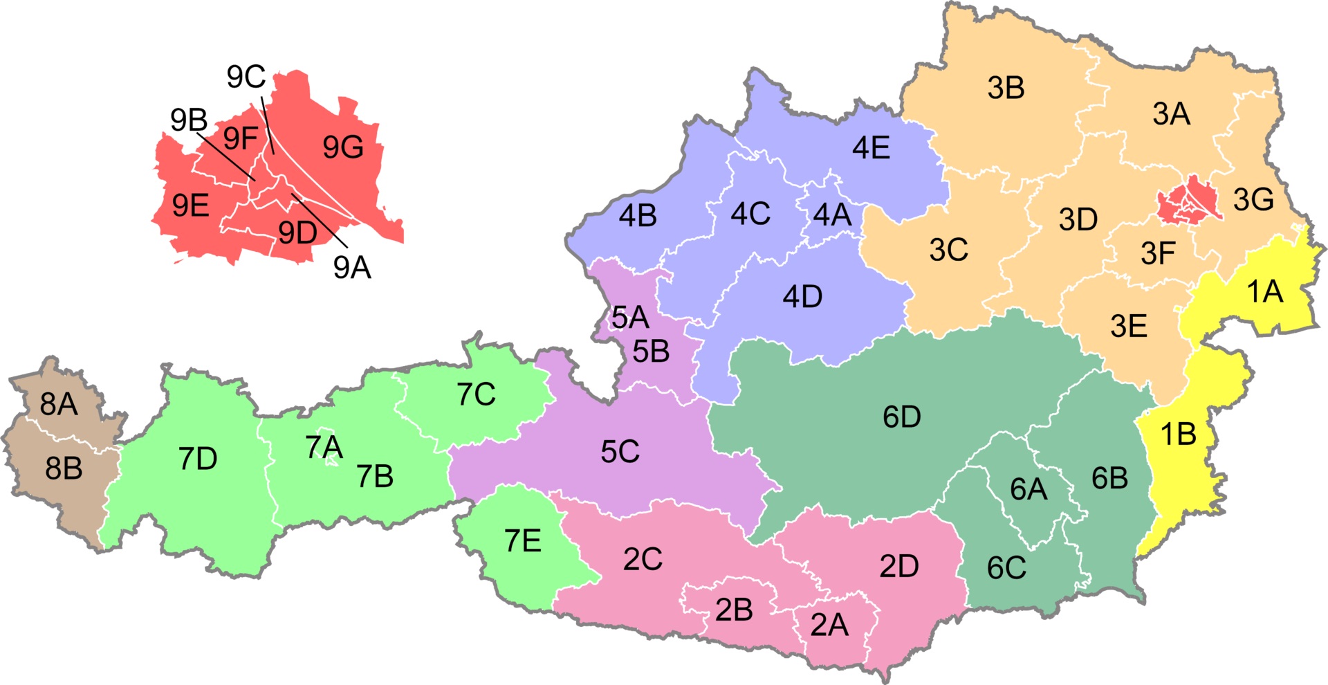 Regionalwahlkreise Oesterreich 2017(by NNW)