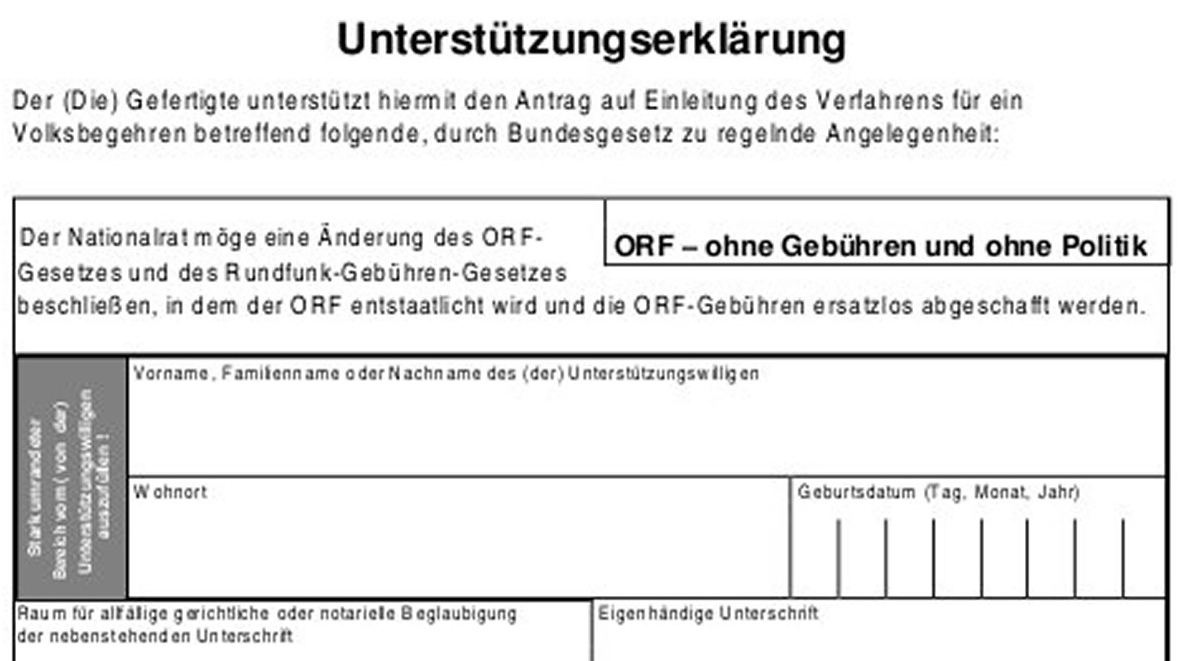 Unterstützung GIS Abschaffung