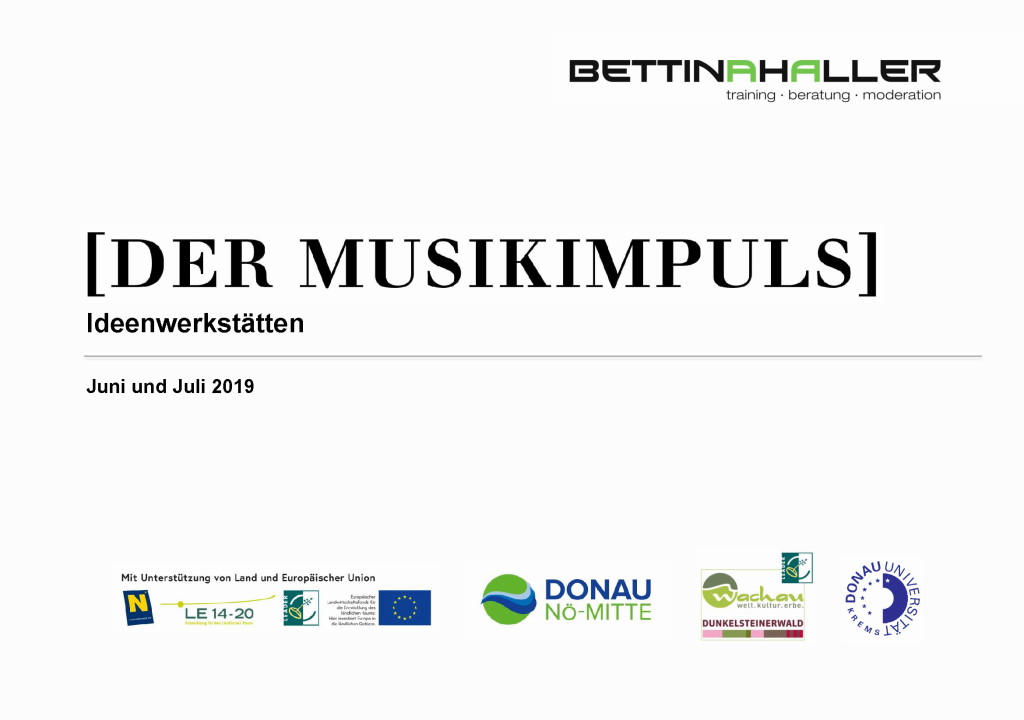 MUSIKIMPULS Ideenwerkstatt 2019