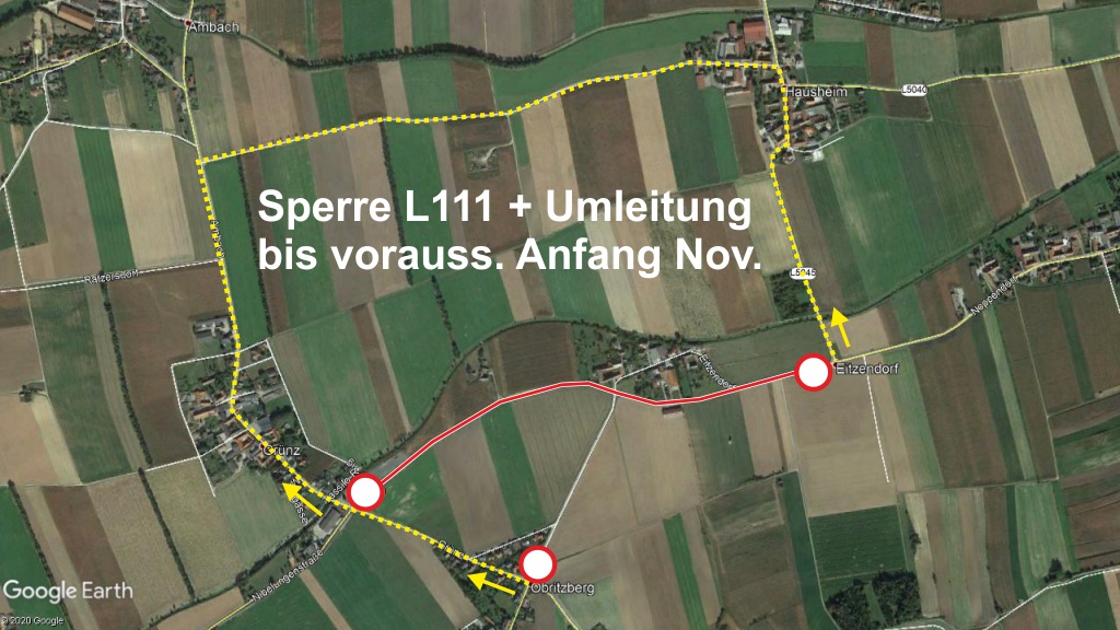 Sanierung L111: Eitzendorf - Grünz