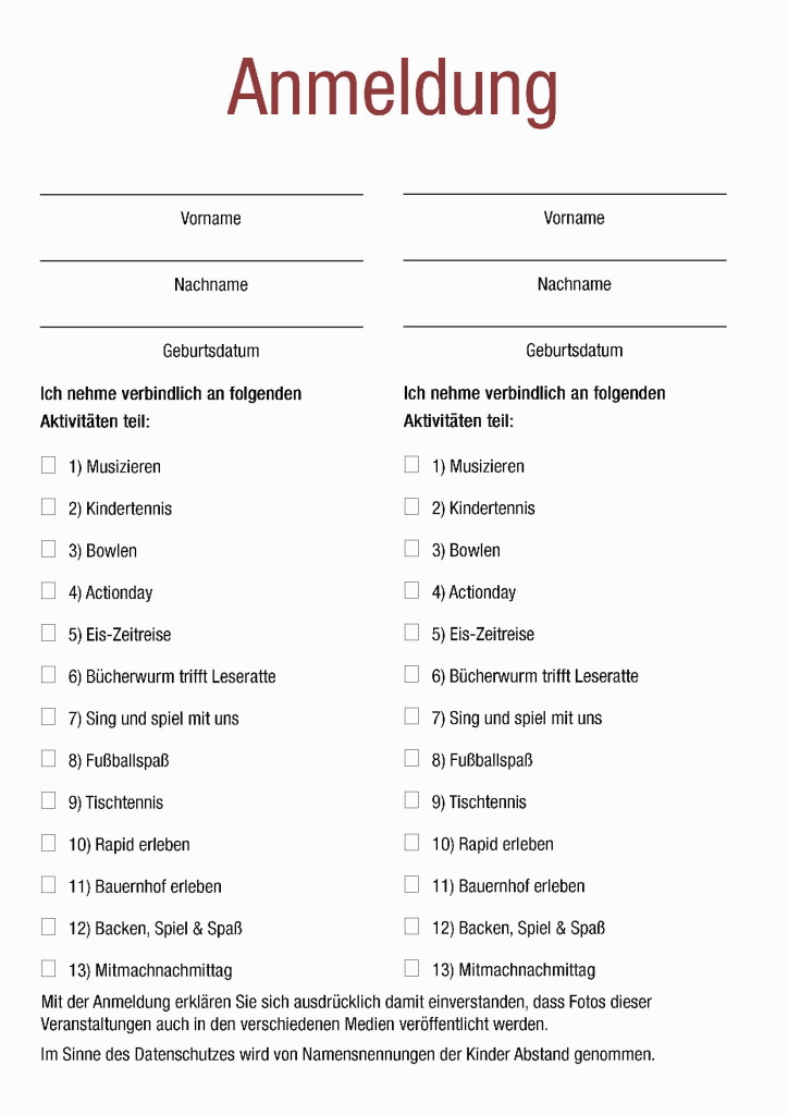Anmeldeformular Ferienspiel2023